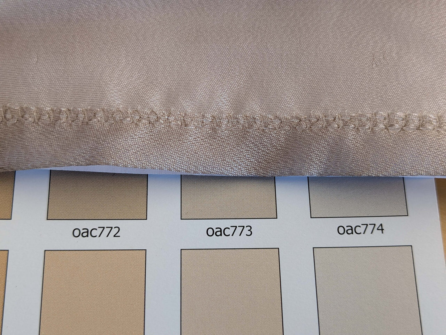 3 EV43 Sheers 2.4y x 138"wide  Scalamandre Swing Champagne Sheers Solid Texture Tan Mocha Light Brown MSRP USD370/y