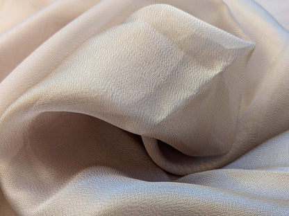 3 EV43 Sheers 2.4y x 138"wide  Scalamandre Swing Champagne Sheers Solid Texture Tan Mocha Light Brown MSRP USD370/y