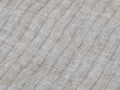 4 EV43 Sheers 2.4y x 53"w Scalamandre Christian Fischbacher Nuvola Cocoa Gray Sheers Stripe MSRP USD 516/y