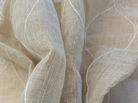 Scalamandre Diamond Ogee Sheer - Brown