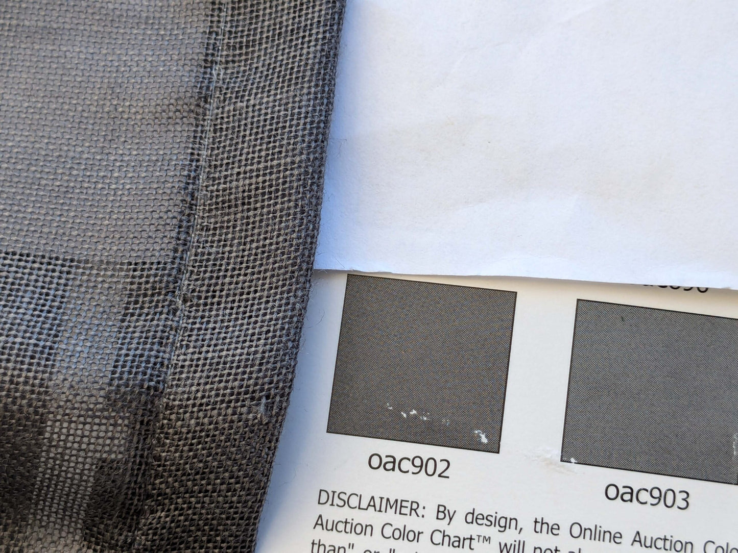 8 EV43 Sheers 2.4y x 56"w Scalamandre Casino Grey Memories of a Voyage to India Sheer Chintz Solid MSRP USD224/y