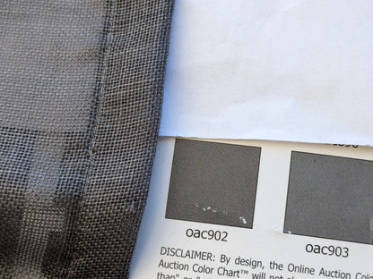 8 EV43 Sheers 2.4y x 56"w Scalamandre Casino Grey Memories of a Voyage to India Sheer Chintz Solid MSRP USD224/y