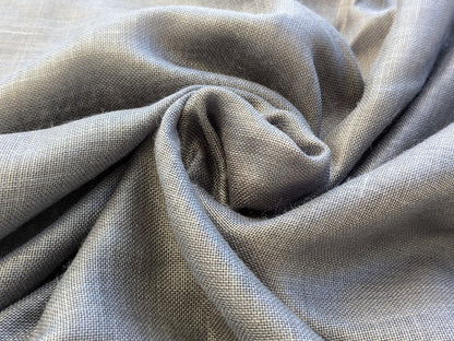 8 EV43 Sheers 2.4y x 56"w Scalamandre Casino Grey Memories of a Voyage to India Sheer Chintz Solid MSRP USD224/y