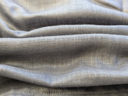 8 EV43 Sheers 2.4y x 56"w Scalamandre Casino Grey Memories of a Voyage to India Sheer Chintz Solid MSRP USD224/y