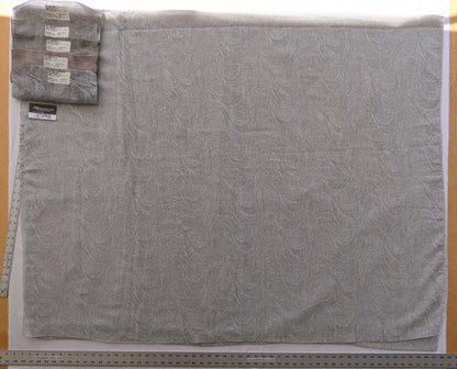 9 EV43 Sheers 2.4y x 56"w Scalamandre Rollingstone WLB Cloud Gray Wave Strie Texture