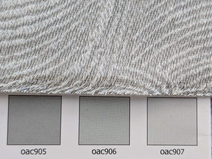 9 EV43 Sheers 2.4y x 56"w Scalamandre Rollingstone WLB Cloud Gray Wave Strie Texture