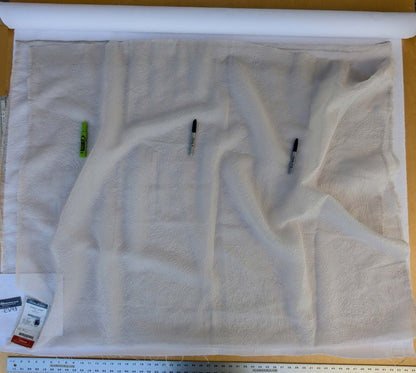 12 EV43 Sheers 2.4y x 56"w Scalamandre Christian Fischbacher Orient Light Eggshell Abstract Jacquard Small Stain