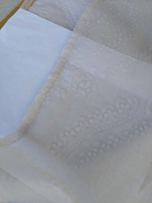 Scalamandre Christian Fischbacher Orient Jacquard - Light Eggshell