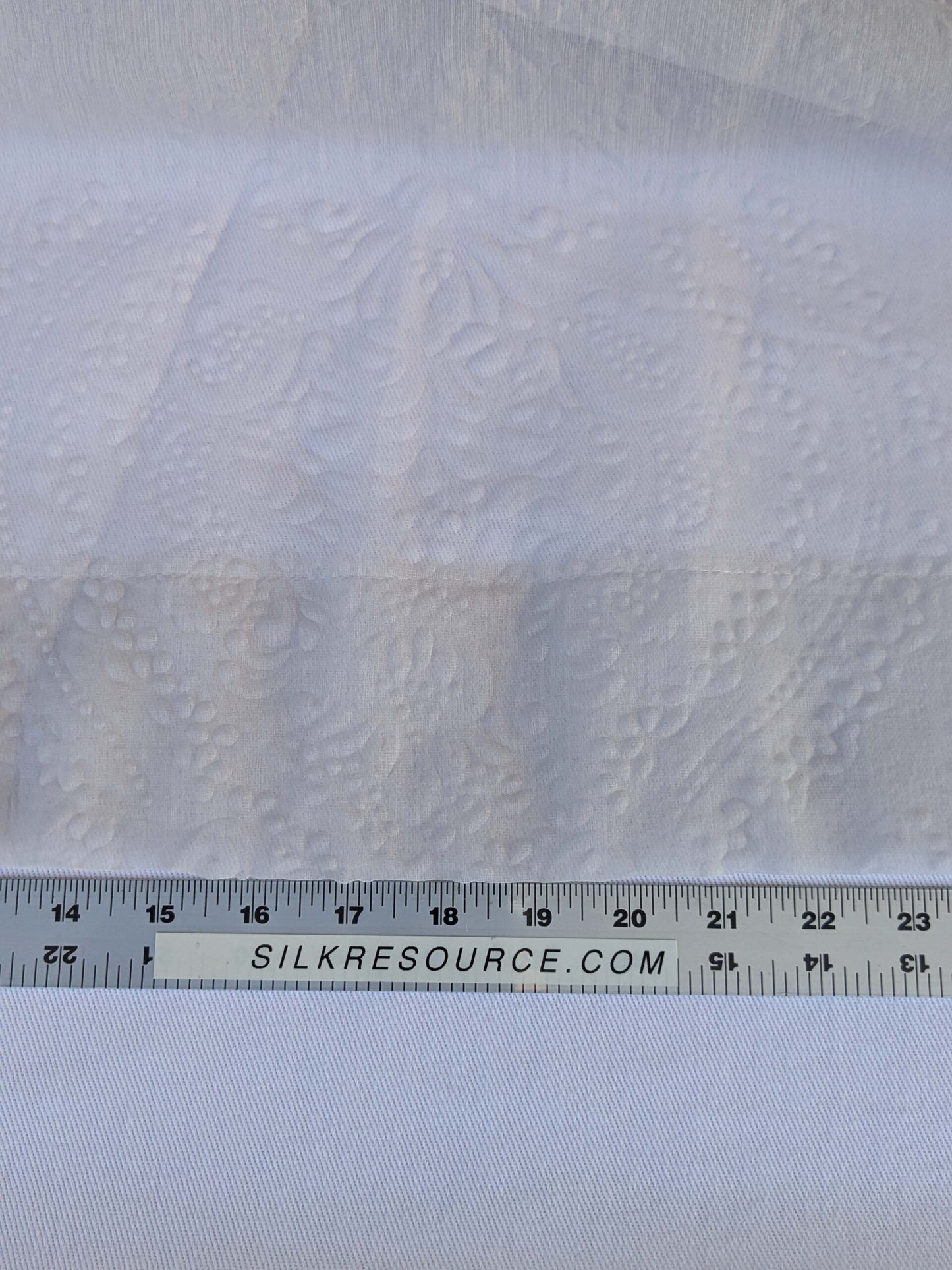 12 EV43 Sheers 2.4y x 56"w Scalamandre Christian Fischbacher Orient Light Eggshell Abstract Jacquard Small Stain