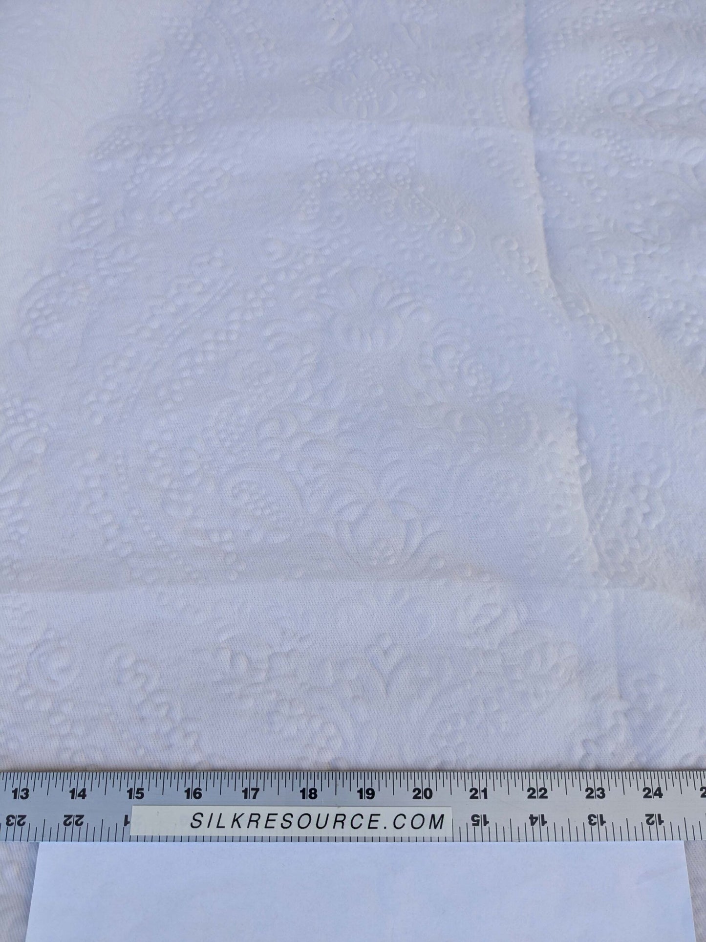 13 EV43 Sheers 2.4y x 57"w with Corner Cut Scalamandre Christian Fischbacher Orient Light Beige Gray Abstract Jacquard