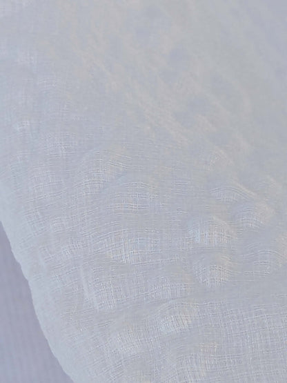 13 EV43 Sheers 2.4y x 57"w with Corner Cut Scalamandre Christian Fischbacher Orient Light Beige Gray Abstract Jacquard