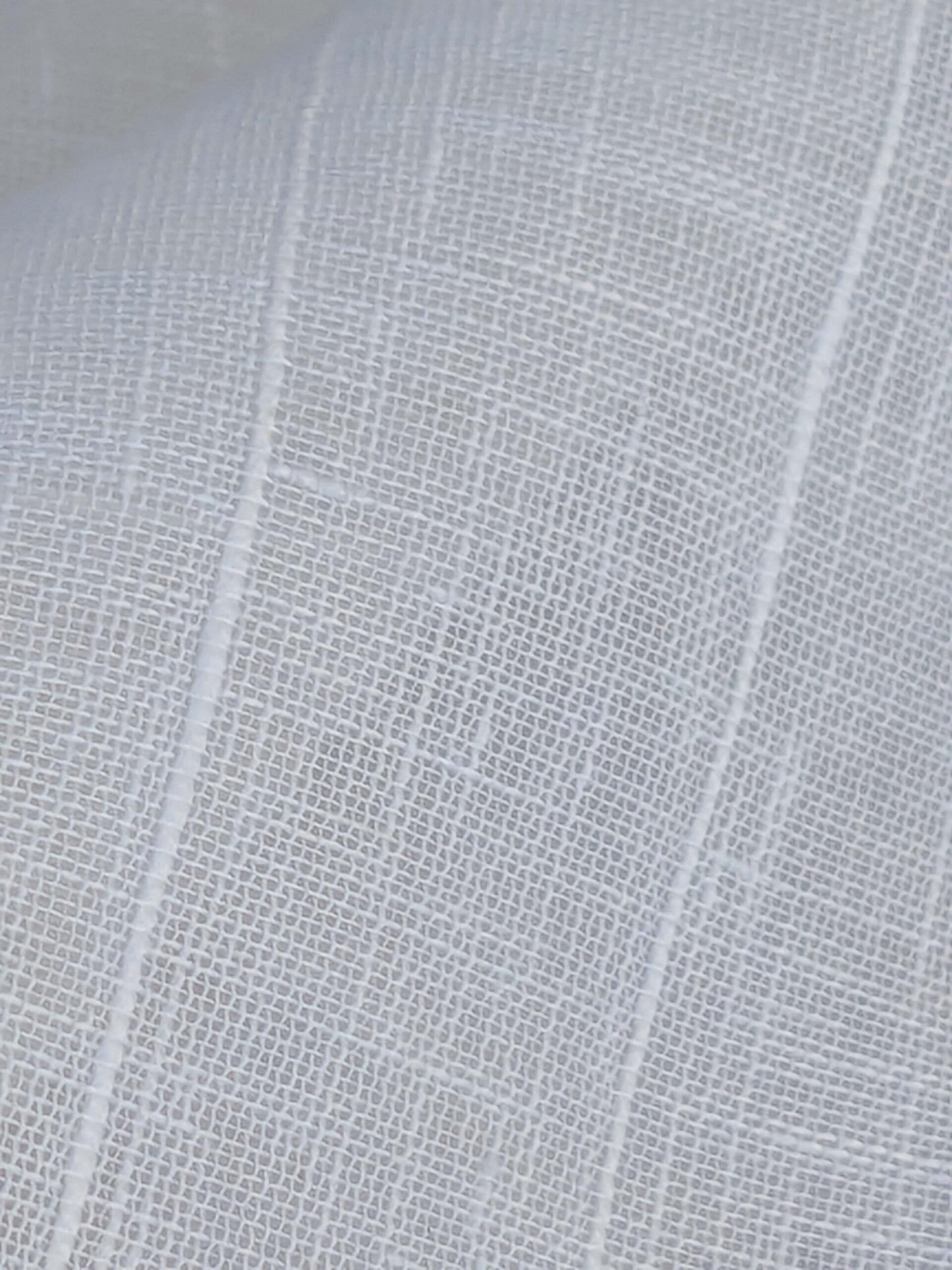 14 EV43 Sheers 2.4y x 55"w Scalamandre Chandler Linen Sheer Oyster Light Beige Stripe