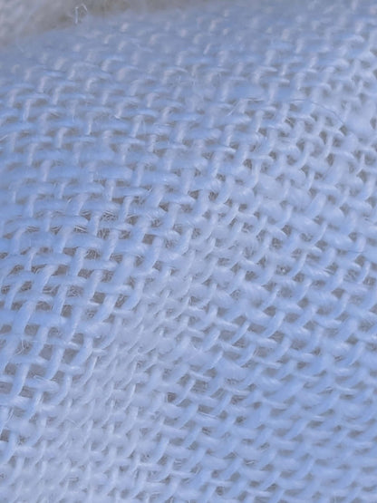 15 EV43 Sheers 2.4y x 54"w with Corner Cut Scalamandre Solid White Sheer