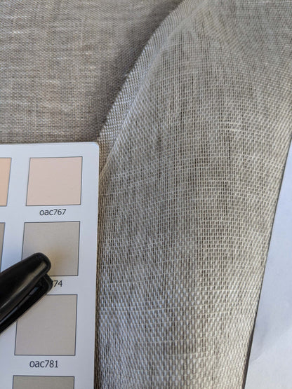 18 EV43 Sheers 2.5y x 54"w Scalamandre Christian Fischbacher Losanghe Twig Brown Gray Diamond Ogee