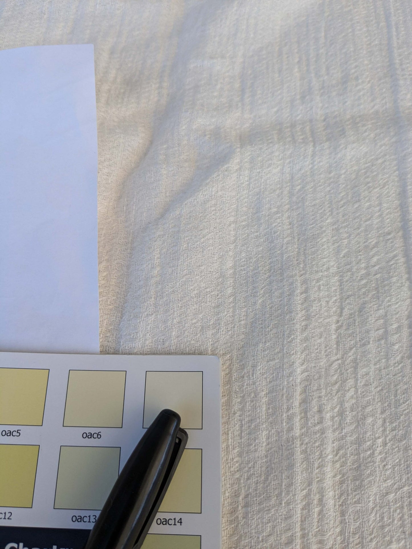 19 EV43 Sheers 2.4y x 54"w with Corner Cut Scalamandre Solid White Sheers