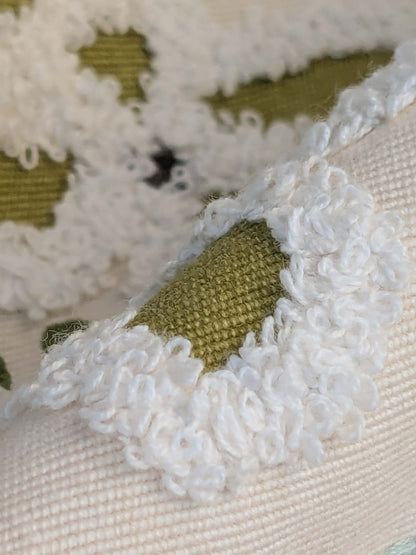 2 EV44 1.1y x 58"w Scalamandre Miranda Rose Green Floral Cotton Print Embroidery MSRP USD646/Yard