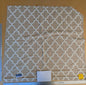 4 EV44 1.2y x 54" Scalamandre Fonthill Astley Boucle Biscuit Brown White Cream Diamond Ogee MSRP USD 338/Y
