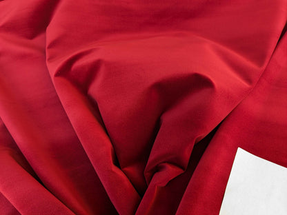 by yard Scalamandre Indus Ruby Red Plain Solid Cotton MSRP USD 240/y