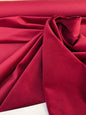 by yard Scalamandre Indus Ruby Red Plain Solid Cotton MSRP USD 240/y