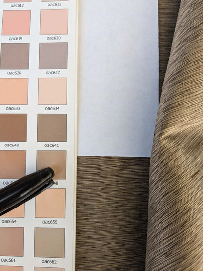 by yard Scalamandre Diffusion Taffeta Mocha Brown Iridescent Silk Taffeta Texture MSRP USD294/y