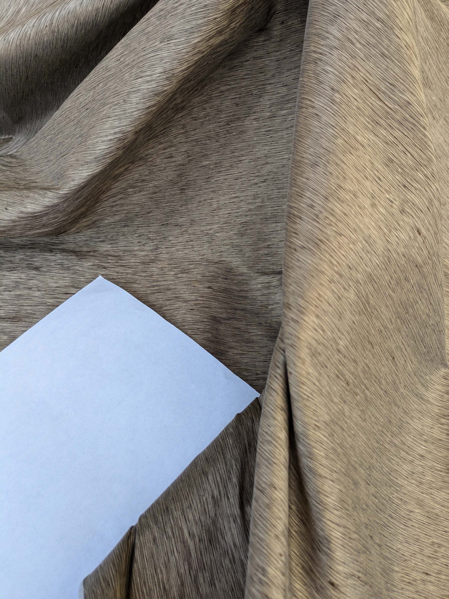 by yard Scalamandre Diffusion Taffeta Mocha Brown Iridescent Silk Taffeta Texture MSRP USD294/y