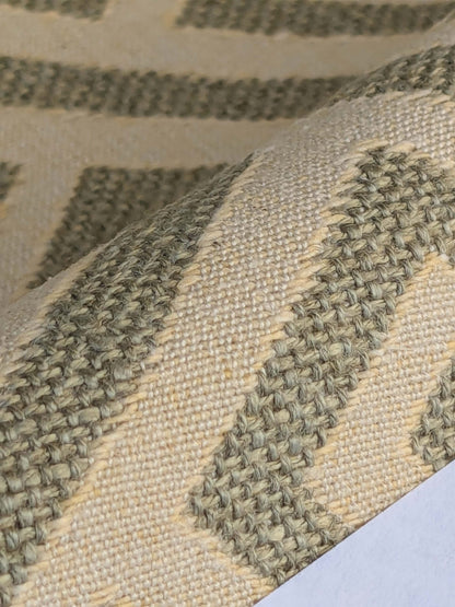 by yard Scalamandre Ariadne Sage Greek Key Italian Jacquard Woven MSRP USD 160/y