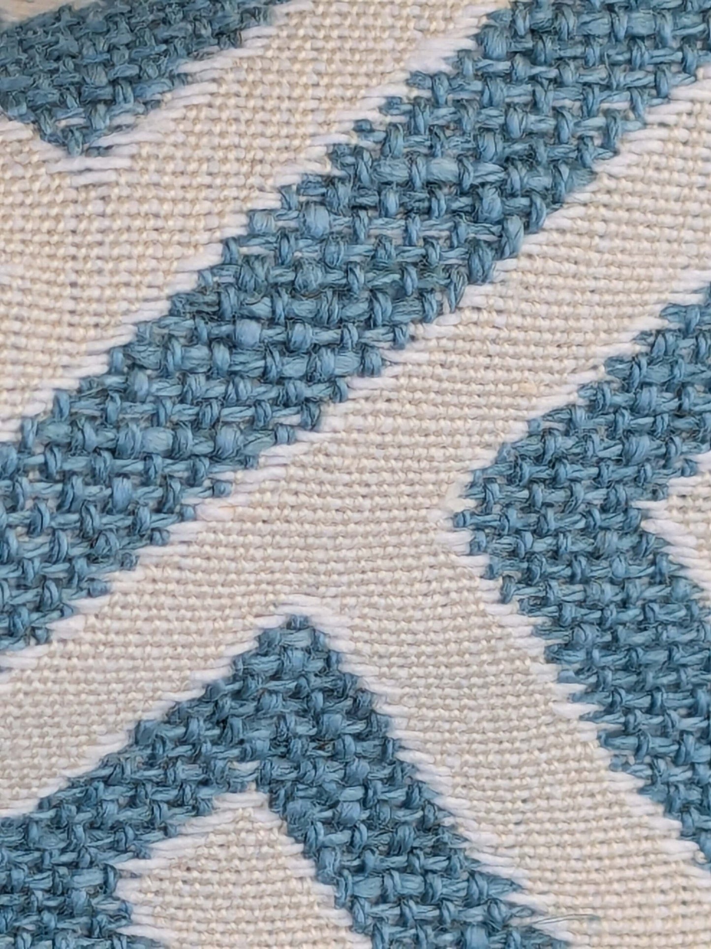 by yard Scalamandre Ariadne Azure Blue Beige Greek Key Italian Jacquard Woven MSRP USD 160/y