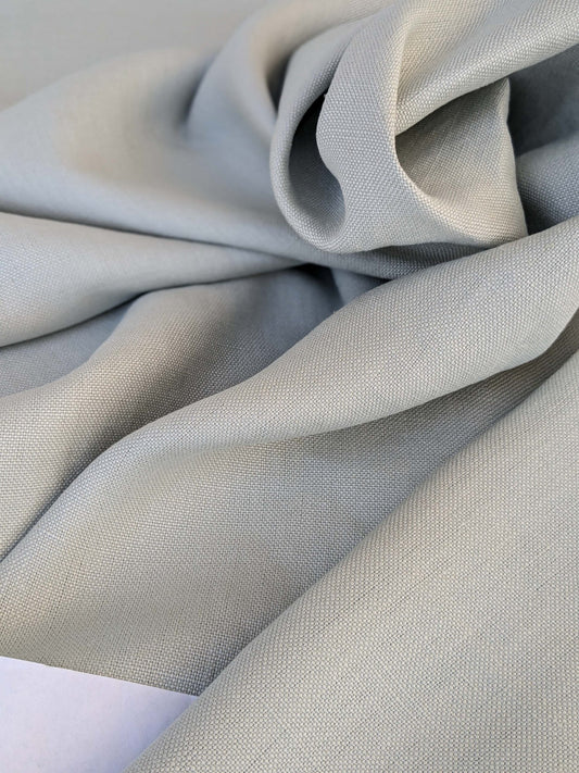 by yard Scalamandre ISI Azzurro Grigio Blue-Gray Linen Solid MSRP USD 160/y