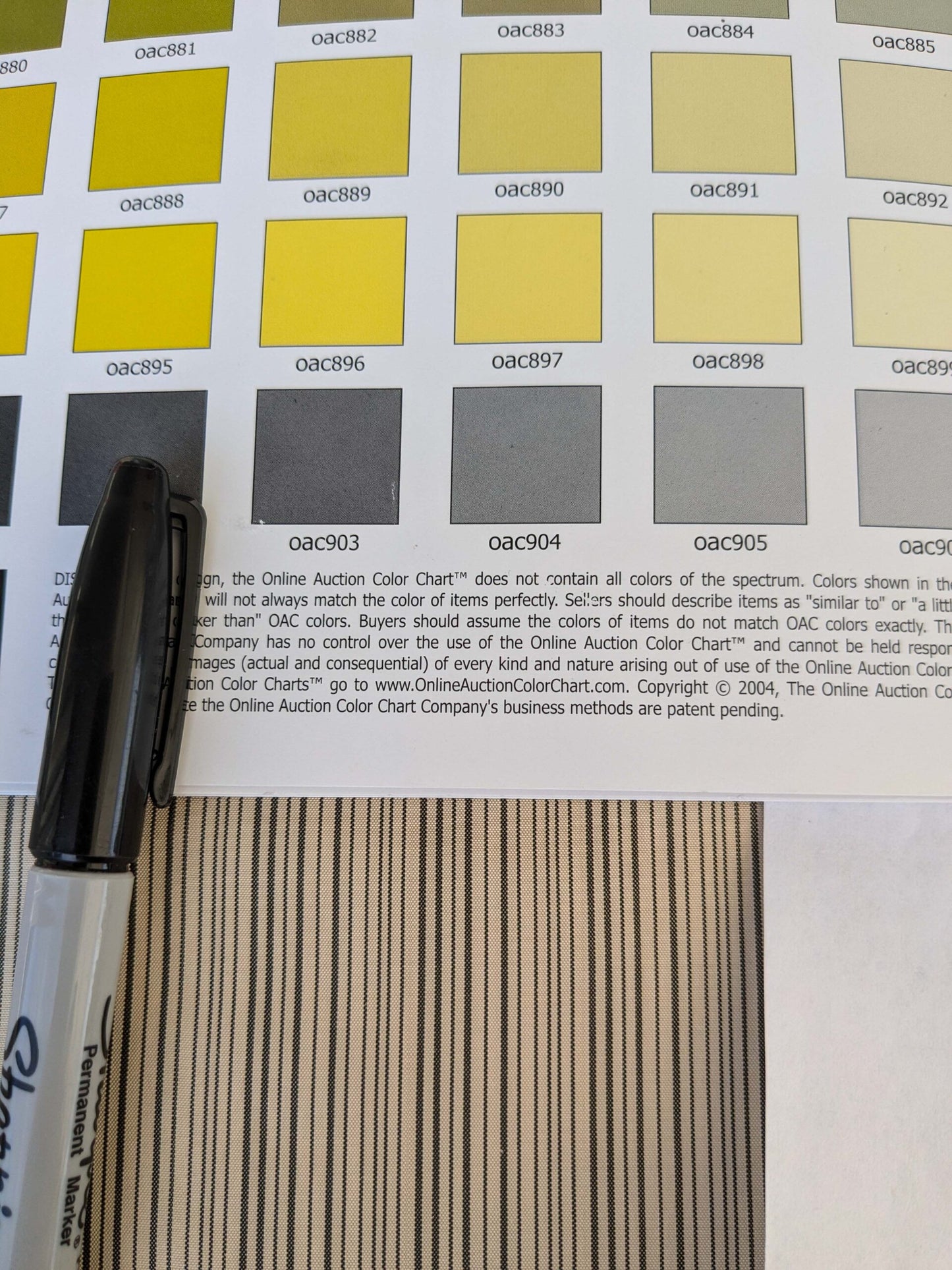 by yard Scalamandre Astley Silk Strie Cream Charcoal Beige Dark Gray White Pin Stripe Small Scale MSRP USD350+/yard