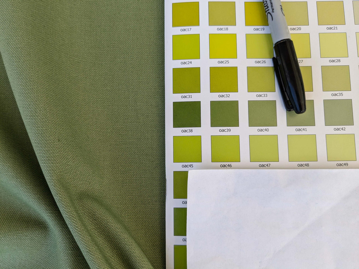 by yard Scalamandre Panarea Verdino Green Cotton Canvas Heavy Duty Plain Solid MSRP USD 58/Yard