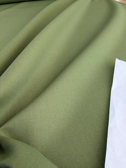 by yard Scalamandre Panarea Verdino Green Cotton Canvas Heavy Duty Plain Solid MSRP USD 58/Yard