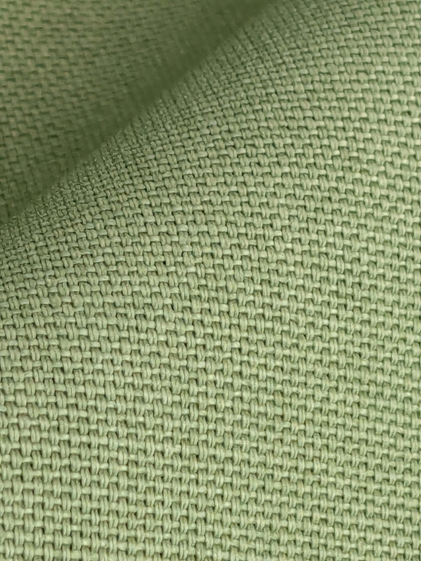 by yard Scalamandre Panarea Verdino Green Cotton Canvas Heavy Duty Plain Solid MSRP USD 58/Yard