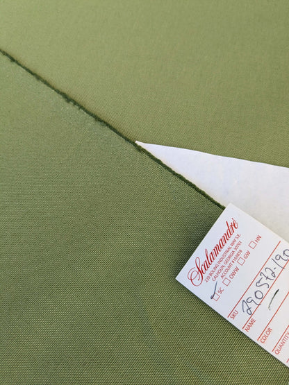 by yard Scalamandre Panarea Verdino Green Cotton Canvas Heavy Duty Plain Solid MSRP USD 58/Yard