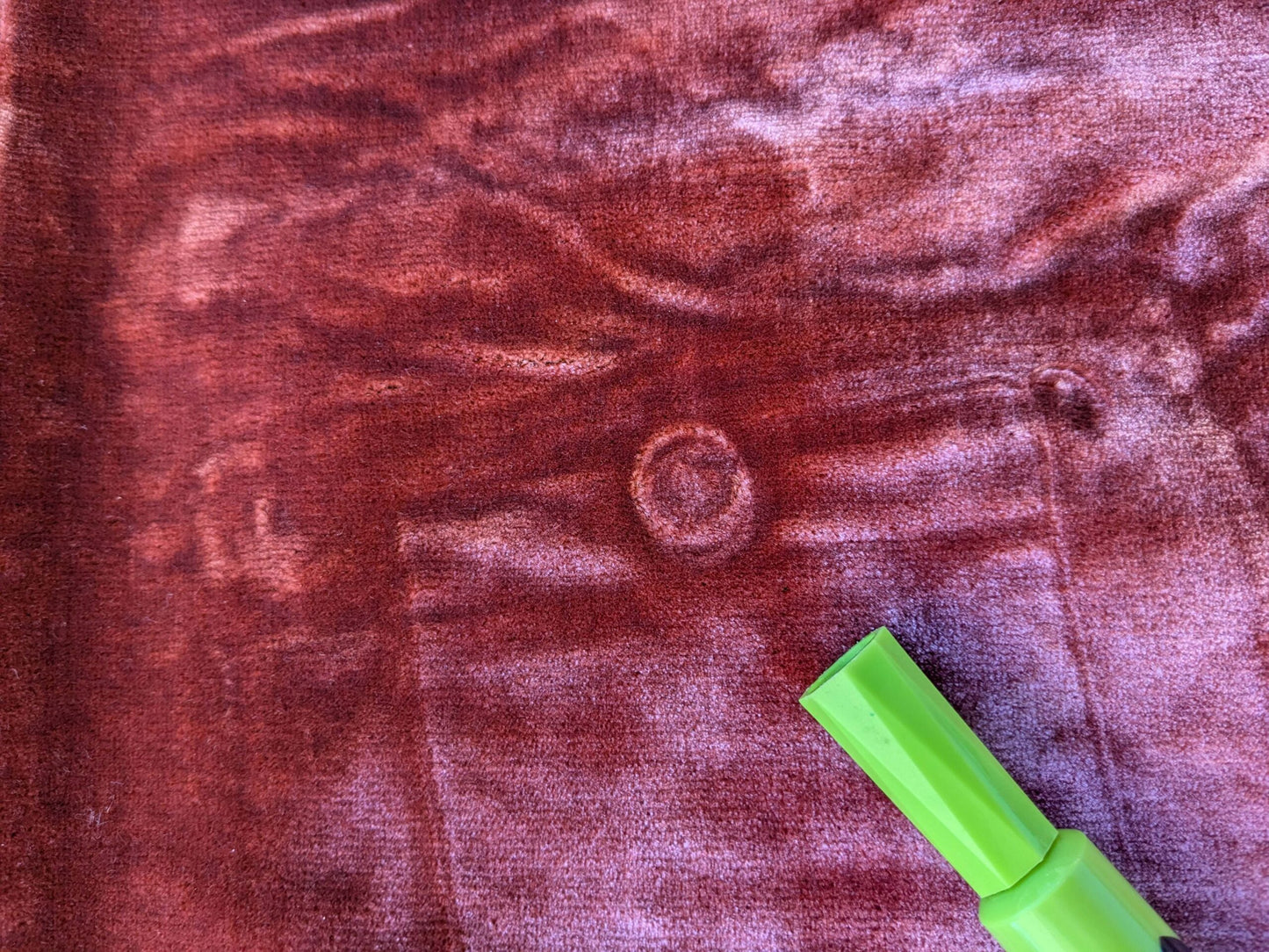 2.4yard with small stains Scalamandre Folio Coral Red Pink Superb Silk Velvet With Cuddly Silk Pile Yet Durable MSRP USD 566/y