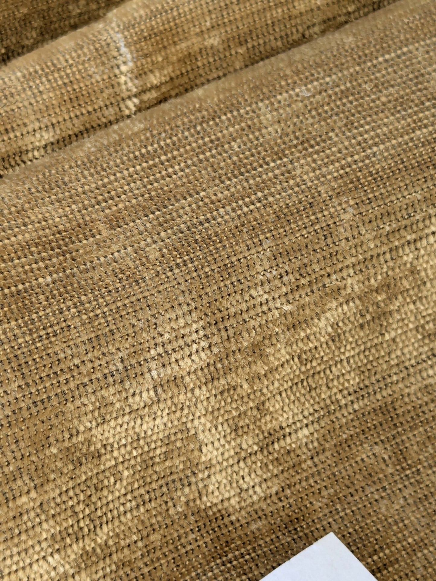 2.4 yard Scalamandre Colony Collection Tiziano Beige Solid Velvet Viscose Face