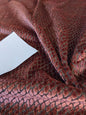 1.6yard Scalamandre Cut Velvet Red Small Scale Texture Diamond