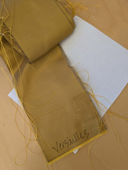 Scalamandre 100% Silk Taffeta Versailles Deep Antique Gold Old World Weavers MSRP USD 196/y