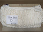 Scalamandre Conso 100% Rayon 093072-B01 (Trim Box B) Bullion Fringe Woven Rayon Long White  by yard