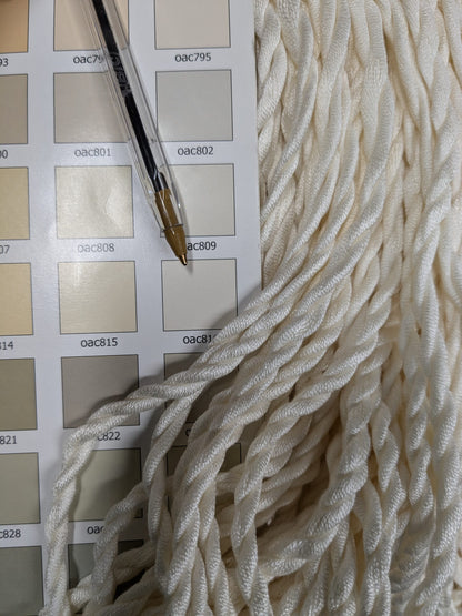 Scalamandre Conso 100% Rayon 093072-B01 (Trim Box B) Bullion Fringe Woven Rayon Long White  by yard