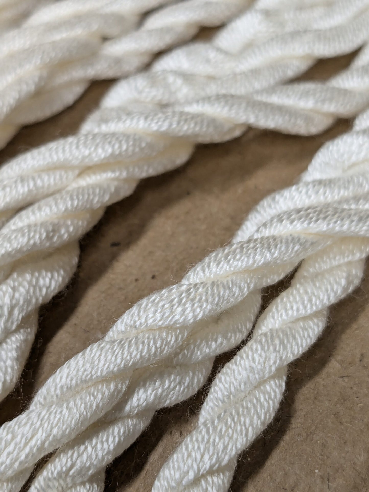 by yard  Scalamandre Conso 100% Rayon 093072-B01 (Trim Box B) Bullion Fringe Woven Rayon Long White