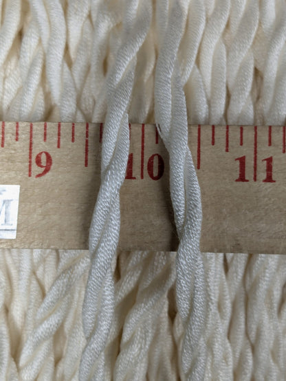 by yard  Scalamandre Conso 100% Rayon 093072-B01 (Trim Box B) Bullion Fringe Woven Rayon Long White