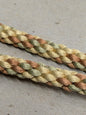 60 inches Scalamandre 100% Silk Rope Trim C42-59 (Trim Box B) Woven Green Brown Yellow