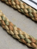 Scalamandre Silk Rope Trim - Green Brown Yellow