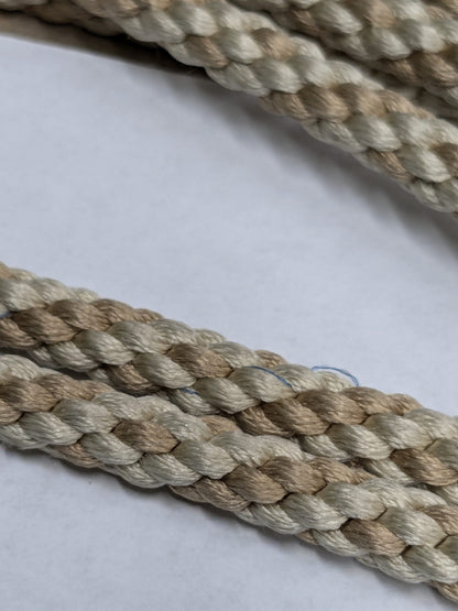 130 inches Scalamandre 100% Silk Rope Trim C42-53 (Trim Box B) Wove Beige