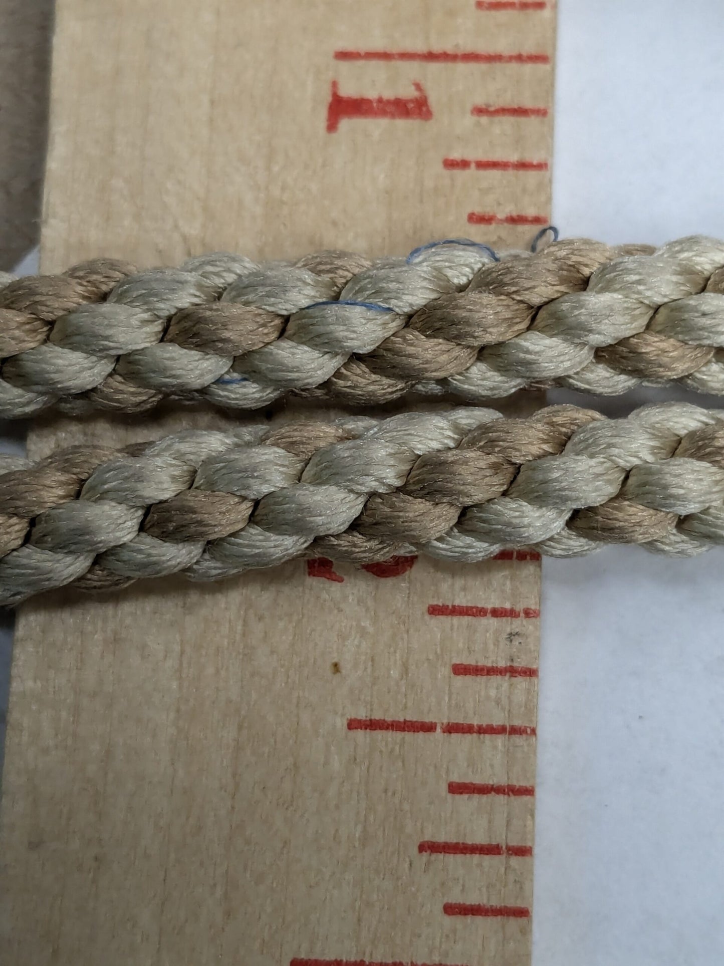 130 inches Scalamandre 100% Silk Rope Trim C42-53 (Trim Box B) Wove Beige