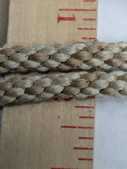 130 inches Scalamandre 100% Silk Rope Trim C42-53 (Trim Box B) Wove Beige