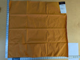 37 EV45 Square Scalamandre Lelievre Paris Psyche Reversible Orange Polyester Solid Taffeta