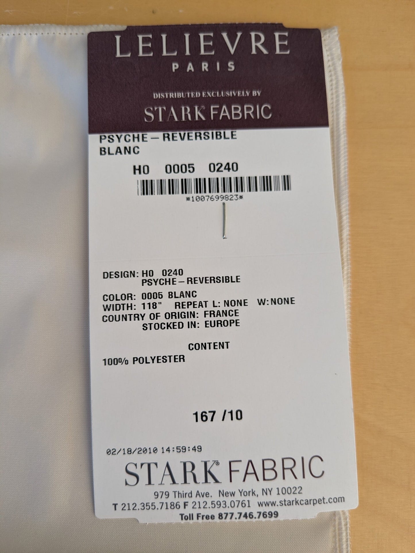 41 EV45 Square 27" x 27" Scalamandre Lelievre Paris Psyche Reversible Blanc White Polyester Solid Taffeta