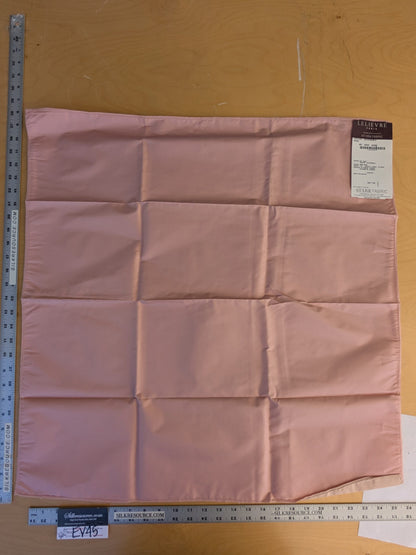 43 EV45 Square Scalamandre Lelievre Paris Psyche Reversible Rose Pink Polyester Solid Taffeta
