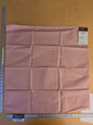 43 EV45 Square Scalamandre Lelievre Paris Psyche Reversible Rose Pink Polyester Solid Taffeta